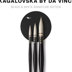 Estuche 3 Pinceles acuarela Kagalovska Casaneo da Vinci