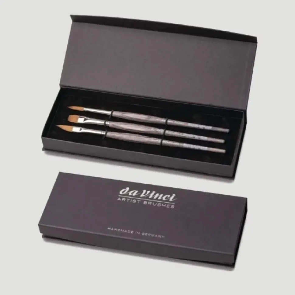 Estuche 3 pinceles acuarela 4253 Colineo da Vinci