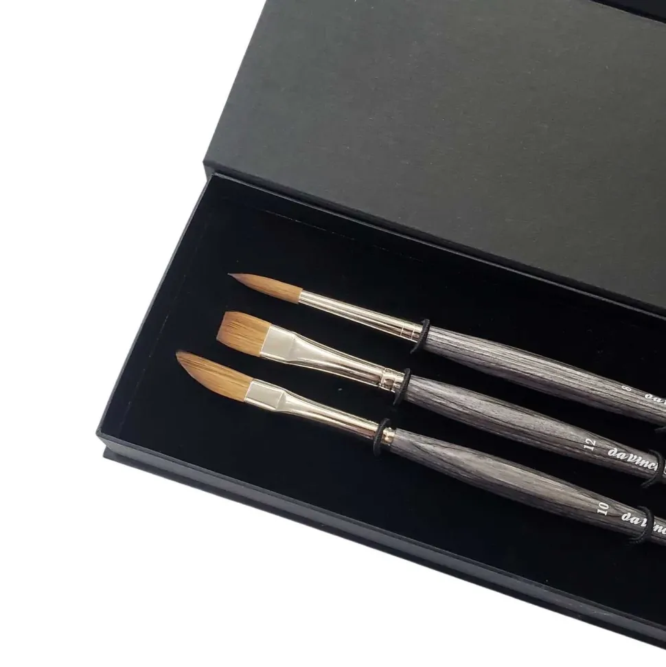 Estuche 3 pinceles acuarela 4253 Colineo da Vinci