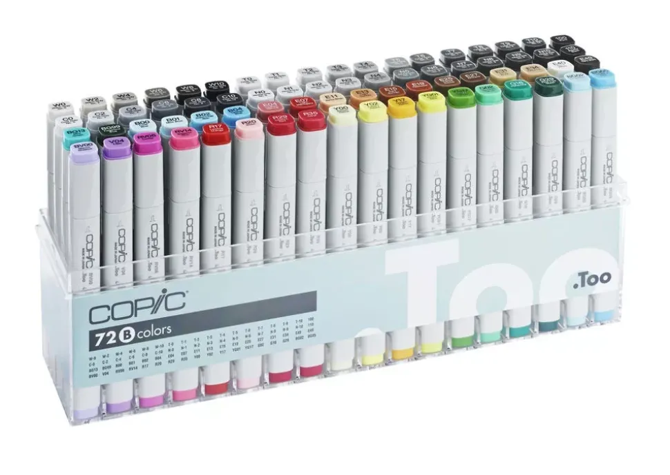 Estuche B de 72 rotuladores Copic Classic
