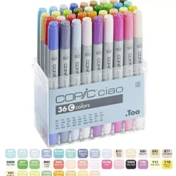 Estuche C de 36 rotuladores Copic Ciao
