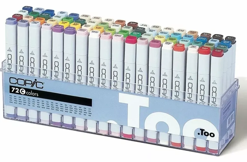 Estuche C de 72 rotuladores Copic Classic