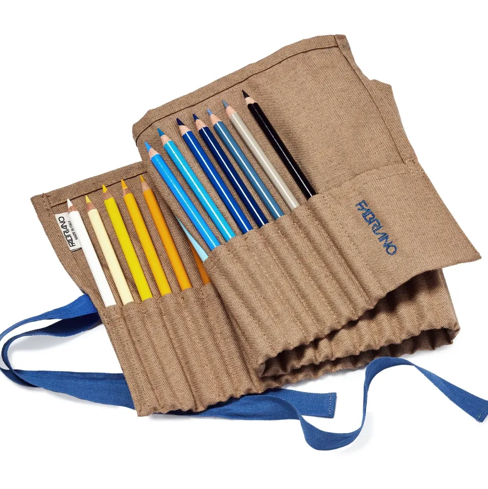 Estuche cartuchera 36 colores acuarelables Fabriano