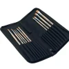 Estuche con cremallera 10 pinceles
