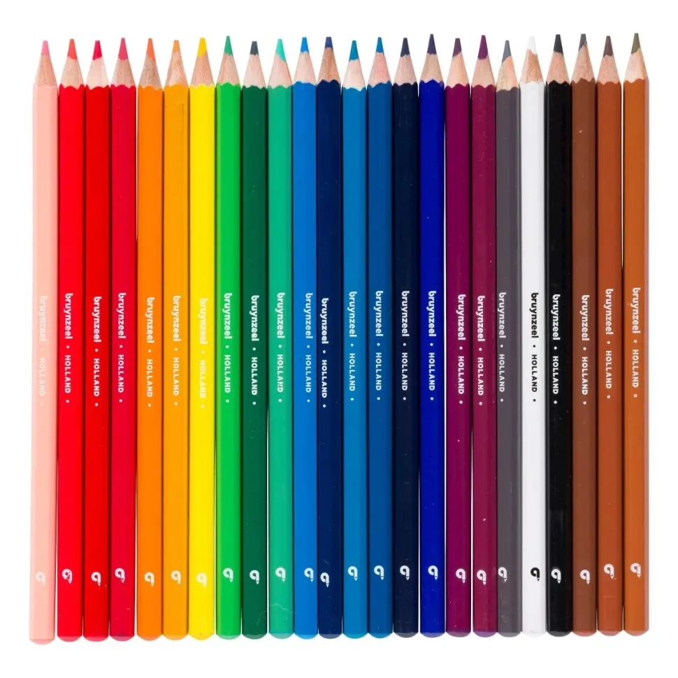 Estuche de 24 Lápices de color Kids Bruynzeel