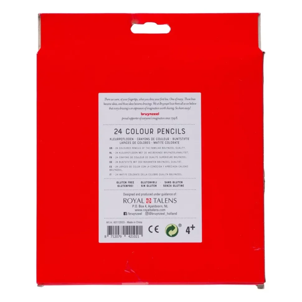 Estuche de 24 Lápices de color Kids Bruynzeel