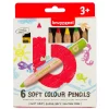 Estuche de 6 Lápices de color Kids Blandos Bruynzeel