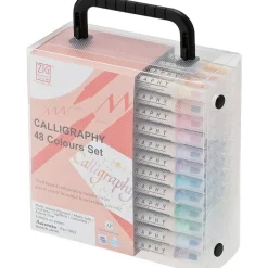 Estuche de 48 rotuladores Calligraphy Zig