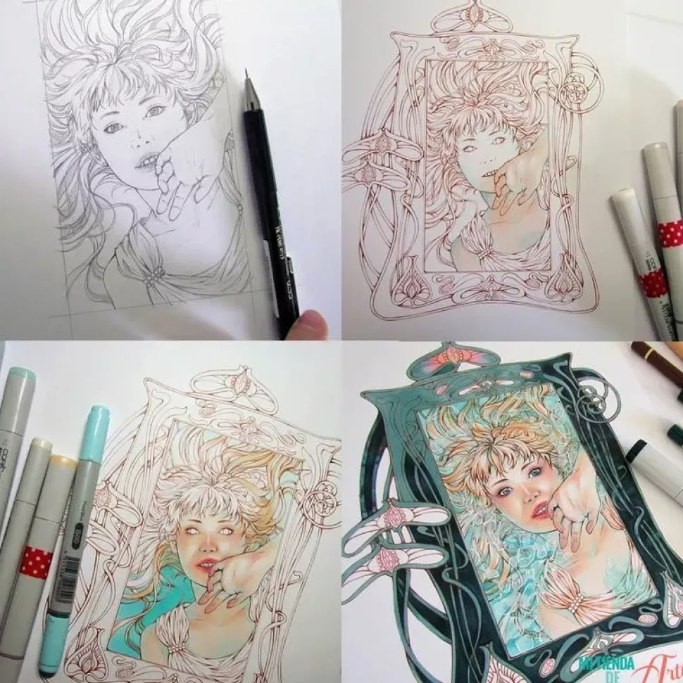 Estuche de 12 rotuladores Manga Witch Copic Ciao