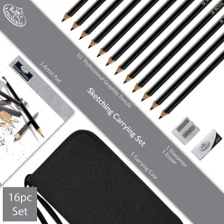 Estuche de Lápices de Grafito Sketch Keep N Carry Royal & Langnickel