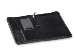 Estuche de viaje de cuero negro Kaweco