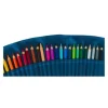 Estuche enrollable azul 24 lápices acuarelables Fabriano