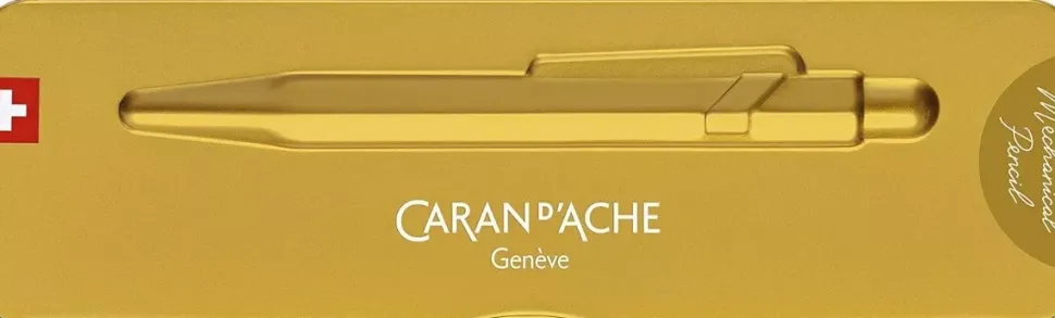 Estuche Metálico con Portaminas Goldbar 844 Caran d'Ache 0,7mm