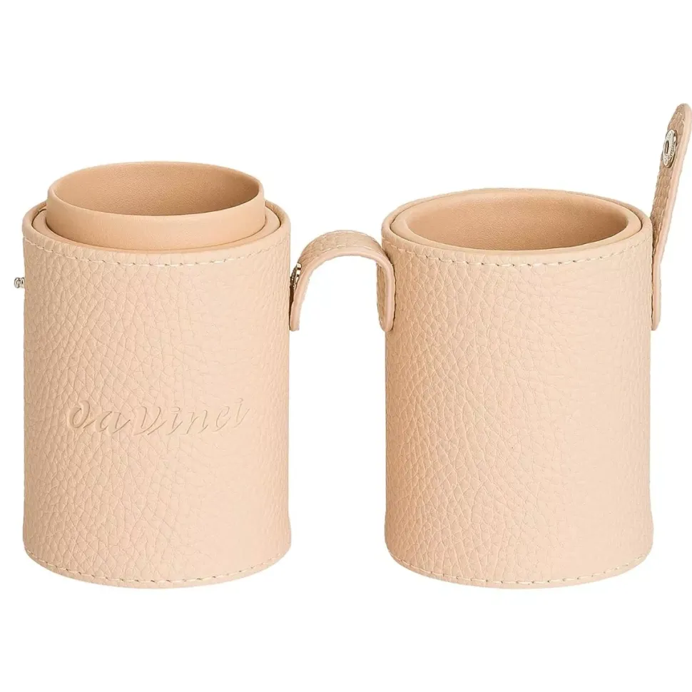 Estuche para pinceles color crema da Vinci