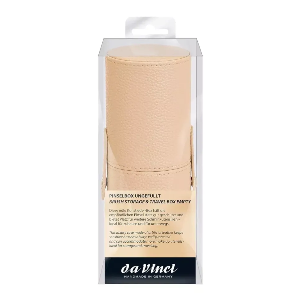 Estuche para pinceles color crema da Vinci