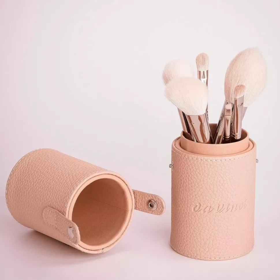 Estuche para pinceles color crema da Vinci