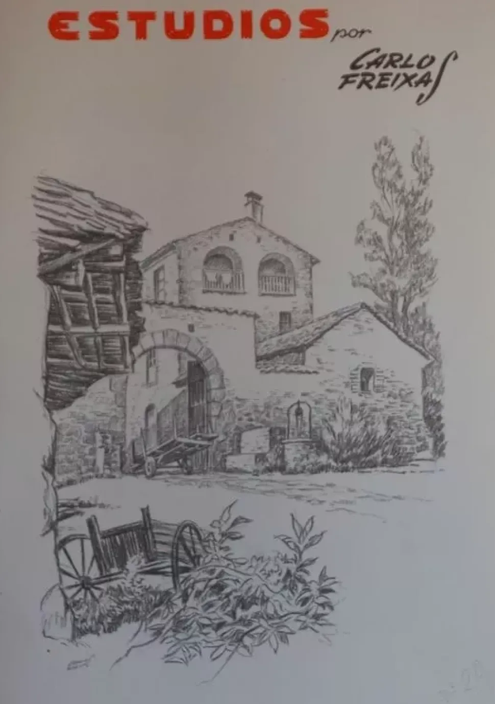 Estudios de dibujo artístico por Carlos Freixas ES20 Rincones típicos