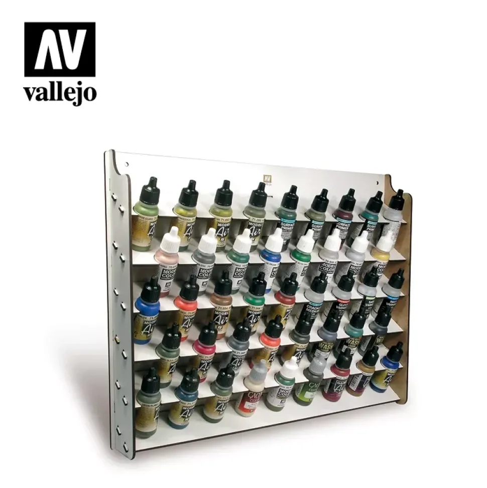 Expositor de pared de madera Vallejo