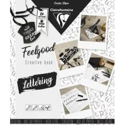 Feelgood Creativ'books Lettering Clairefontaine