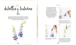 Flores a la acuarela Guía básica para pintar flores en sencillos pasos