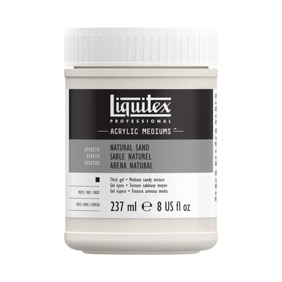 Gel espeso Textura arenosa media Arena Natural Liquitex 237ml