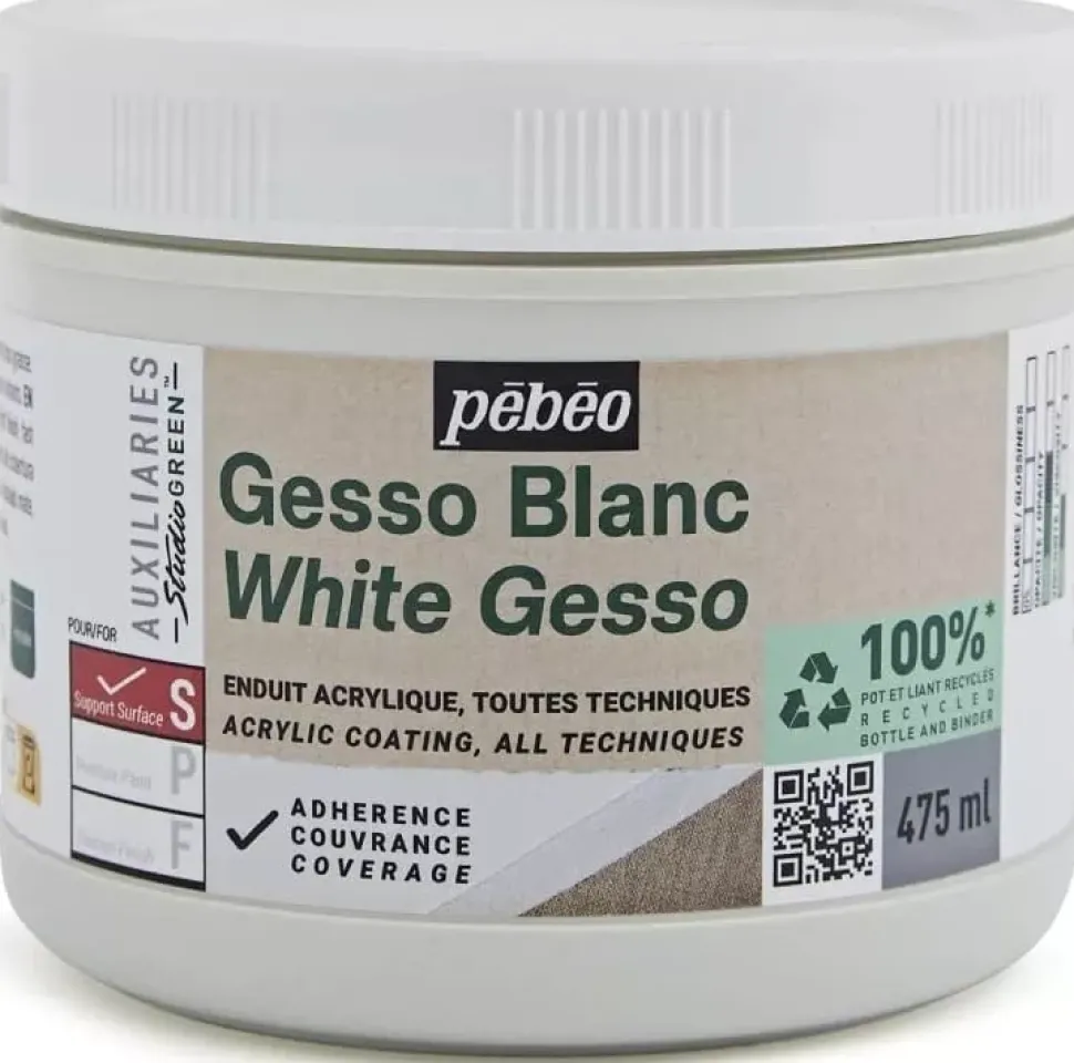 Gesso Blanco Studio Green Pebeo 475ml