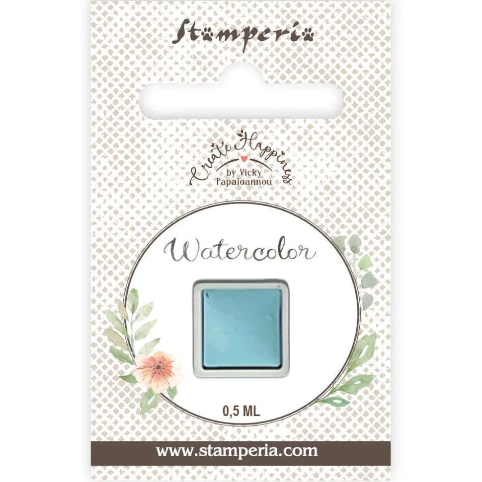 Godet acuarela Azul Claro Watercolor Create Happiness Stamperia