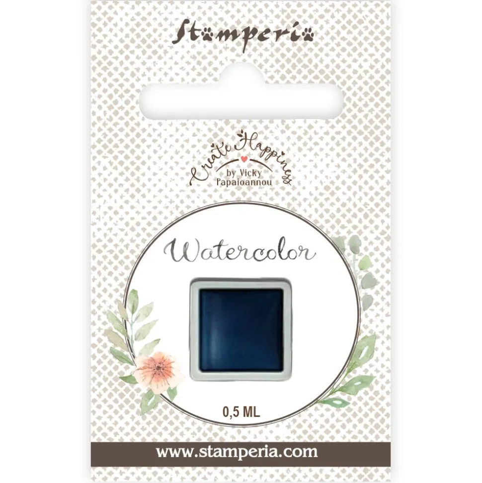Godet acuarela Azul Marino Watercolor Create Happiness Stamperia