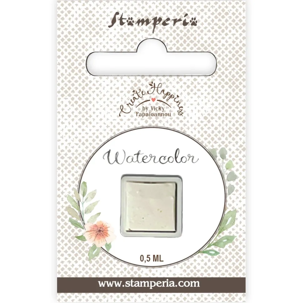 Godet acuarela Blanco Watercolor Create Happiness Stamperia