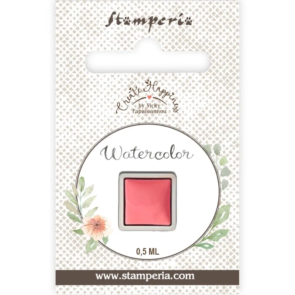 Godet acuarela Rosa Watercolor Create Happiness Stamperia