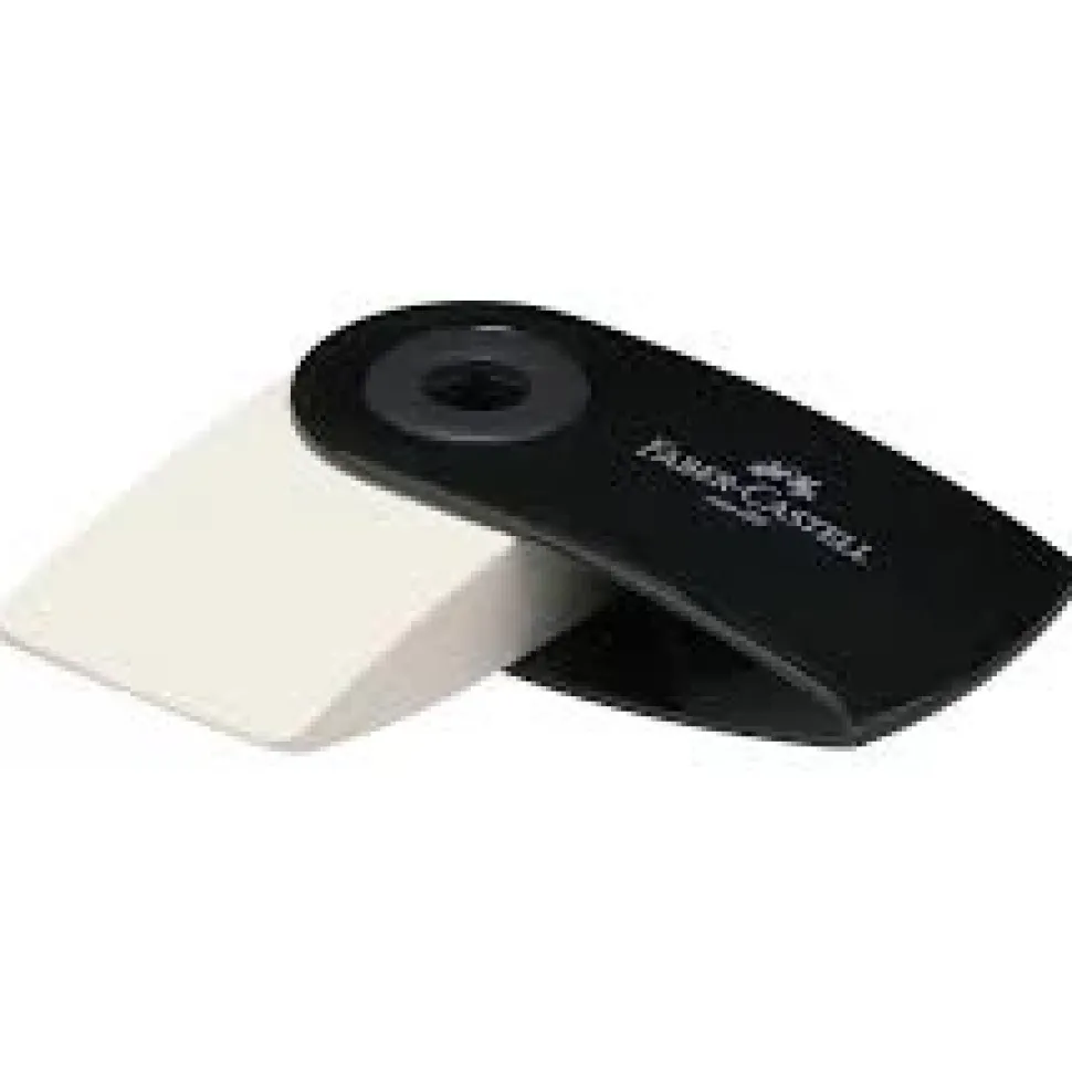 Goma de borrar Mini Sleeve negro Faber-Castell