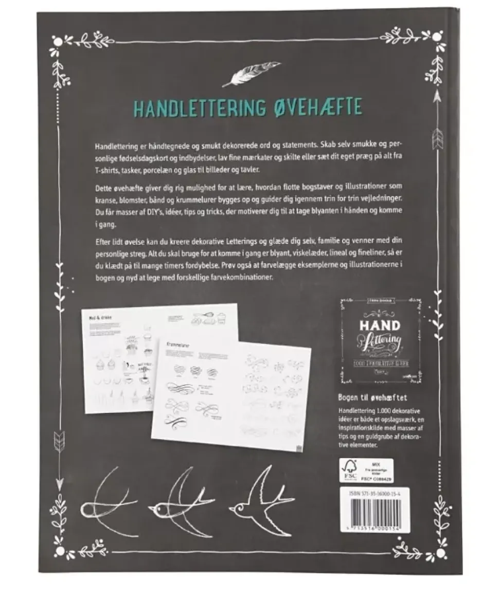 Hand Lettering Ejercicios (danés)
