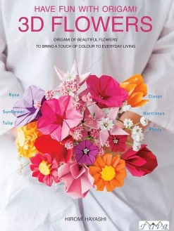 Have fun with origami 3D flowers