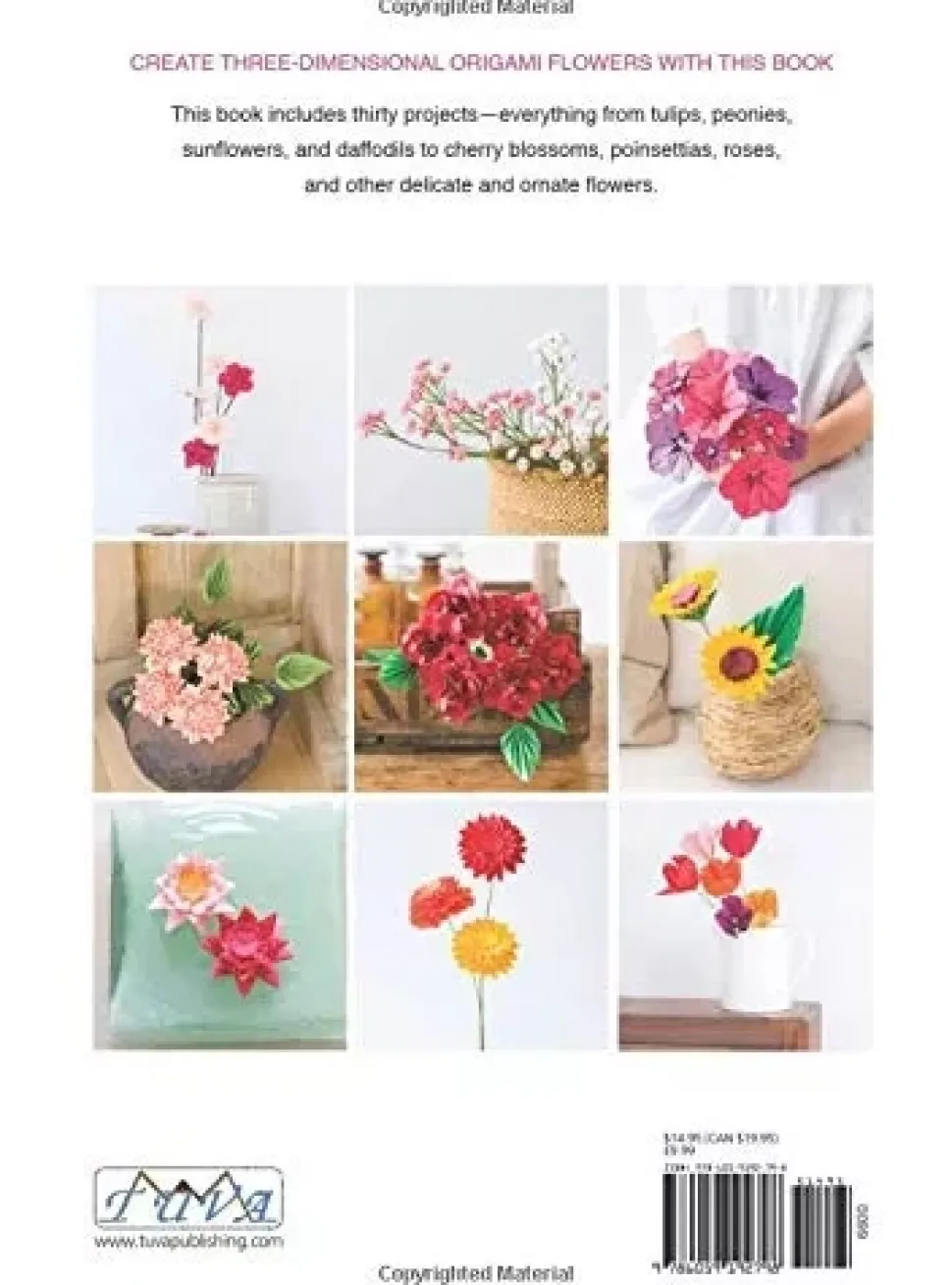 Have fun with origami 3D flowers