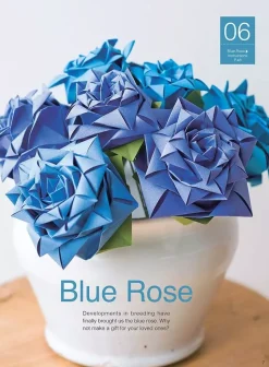Have fun with origami 3D flowers