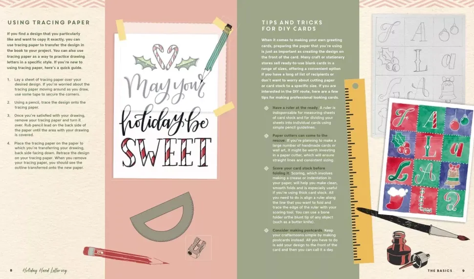 Holiday hand lettering
