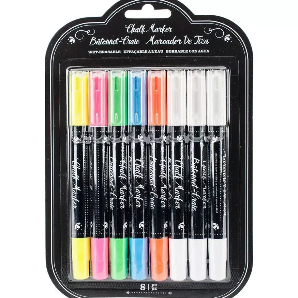 Kit de 8 rotuladores Chalk Markers