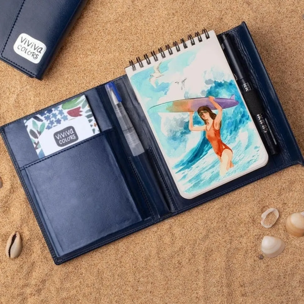 Kit de acuarela para viaje Viviva Colors A6