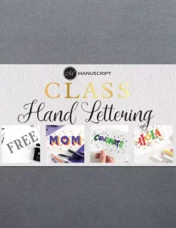 Kit de Caligrafía Class Hand Lettering Luxury Gift Box Manuscript