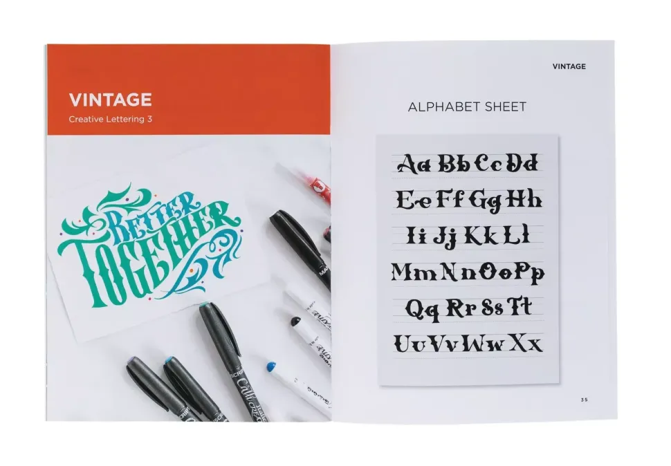 Kit de Caligrafía Class Hand Lettering Manuscript