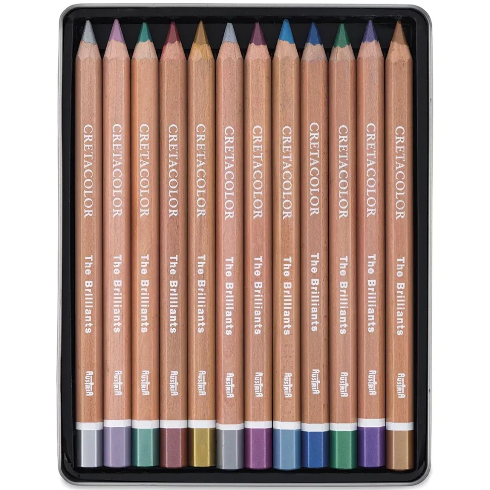 Kit de Dibujo The Brilliants MegaColor 12 piezas Cretacolor