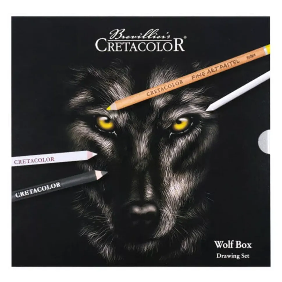 Kit de Dibujo Wolf Box 25 piezas Cretacolor