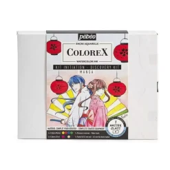 Kit de iniciación al manga watercolor ink Pebeo