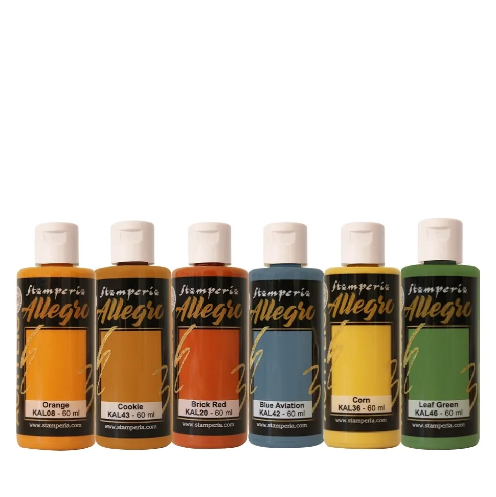 Kit de pinturas acrílicas Allegro Art of Travelling Stamperia