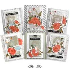 Kit Tarjetas Roses Dreams Fabrika Decoru