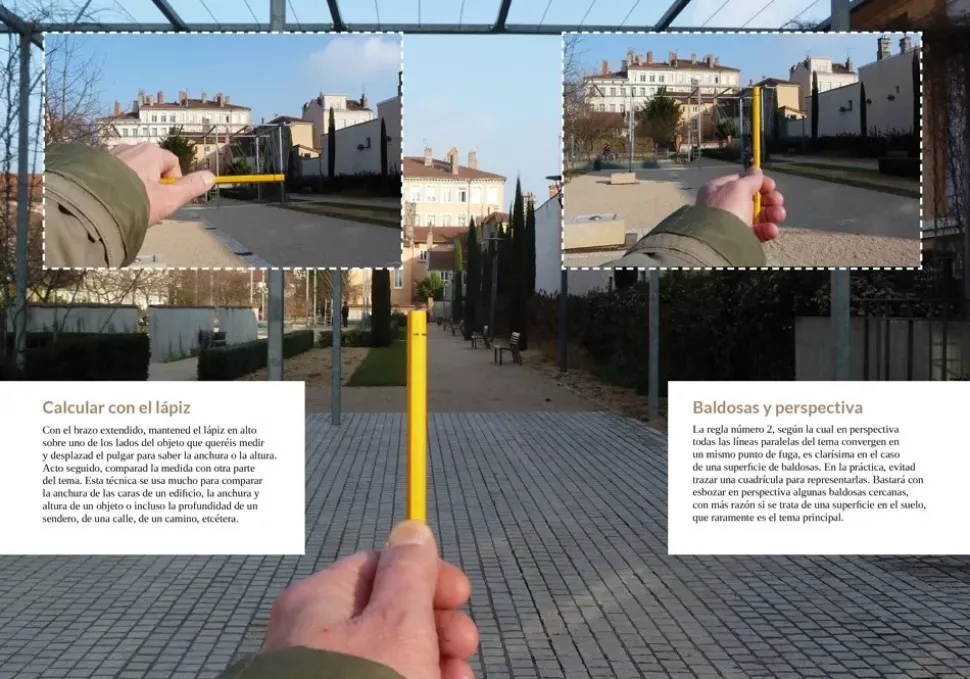 La perspectiva en un urban sketching