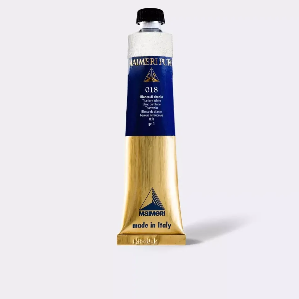 Óleo Puro 018 Blanco de Titanio Maimeri 80ml