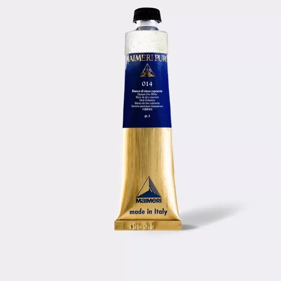 Óleo Puro 014 Blanco de Zinc Cubriente Maimeri 80ml