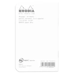 Libreta Blanco Rhodia 7,5x12cm