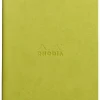 Libreta cosida con puntos Verde anís A5 Rhodia